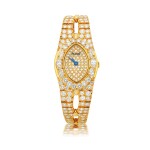 PIAGET | REF 85513 V 92, YELLOW GOLD AND DIAMOND-SET BRACELET WATCH CIRCA 1985