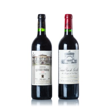 View full screen - View 1 of Lot 136. Leoville Las Cases and Leoville Barton 1995 (2 BT).
