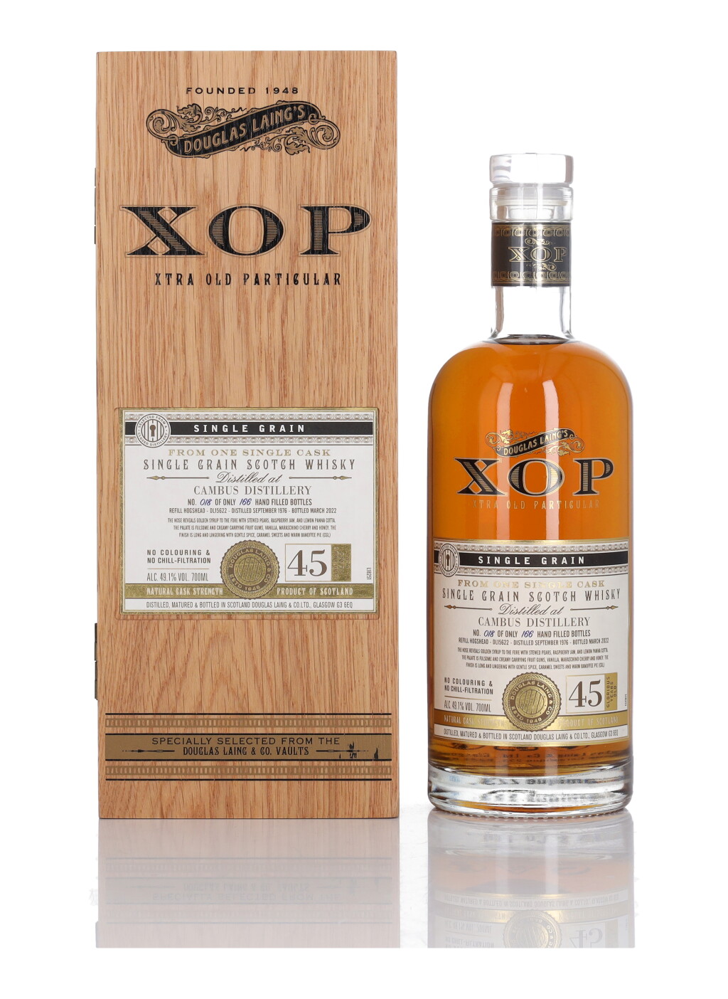 View full screen - View 1 of Lot 69. Cambus Douglas Laing XOP 45 Year Old 49.1 abv 1976 (1 Bottle 70cl).