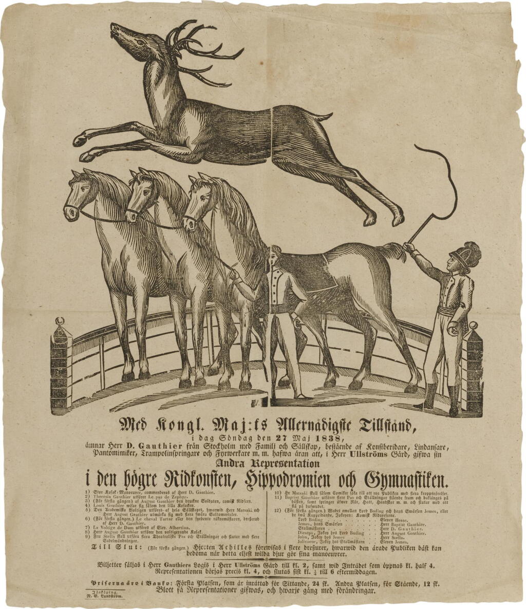 View full screen - View 1 of Lot 567. (Stag, Trained) | Gauthier's leaping stag.
