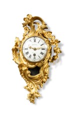 A Louis XV gilt-bronze cartel, circa 1750 | Cartel en bronze doré d'époque Louis XV, vers 1750