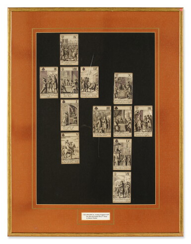 View full screen - View 1 of Lot 366. Playing Cards — "The (Horrid) Popish Plot".