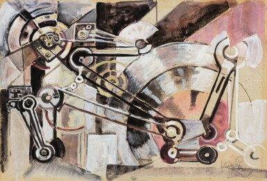 View full screen - View 1 of Lot 139. FRANTIŠEK KUPKA | ETUDE POUR LA SÉRIE "MACHINISME".