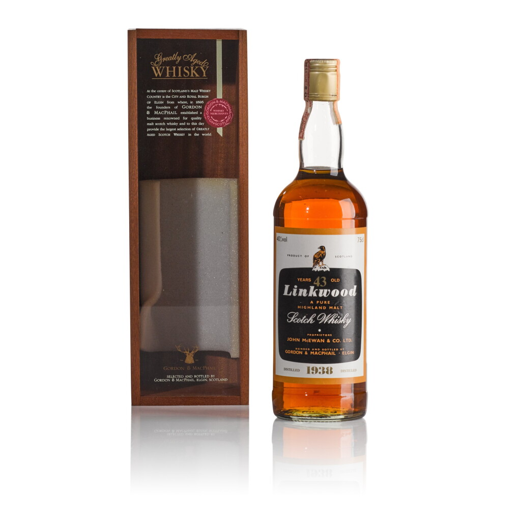 View full screen - View 1 of Lot 404. Linkwood Gordon & MacPhail 43 Year Old 40.0 abv 1938 (1 BT75).