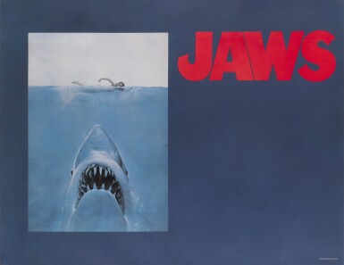 View full screen - View 1 of Lot 66. Jaws (1975), subway poster, US.