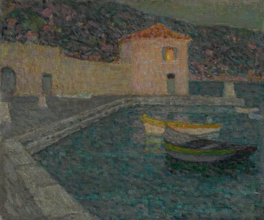 View full screen - View 1 of Lot 14. HENRI LE SIDANER | LA MAISON DE LA MER, VILLEFRANCHE-SUR-MER.