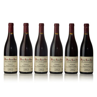 View full screen - View 1 of Lot 33. Morey St. Denis, Clos de la Bussière 2005 Domaine Georges Roumier (6 BT).