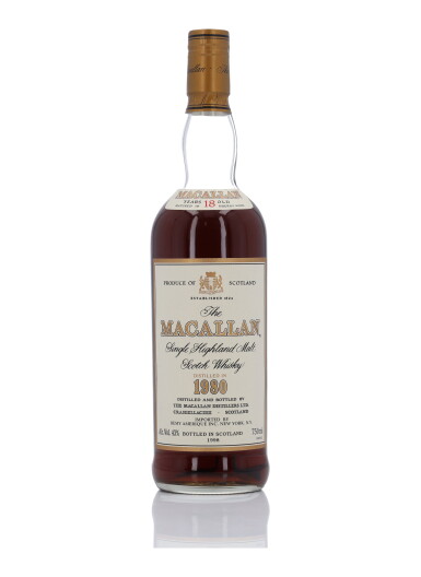 View full screen - View 1 of Lot 17. The Macallan 18 Year Old Sherry Oak 43.0 abv 1980 (1 Bottle 75cl).