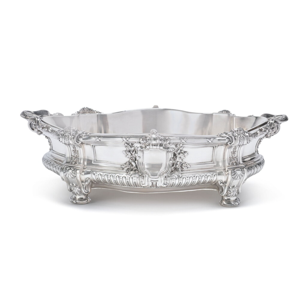 View full screen - View 1 of Lot 839. A FRENCH SILVER CENTERPIECE, MAISON ODIOT, PARIS, CIRCA 1900.