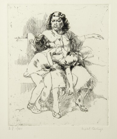 View full screen - View 1 of Lot 106. BISHOP, ISABEL | Eight Etchings 1930-1959. New York: Sylvan Cole Gallery, 1985.