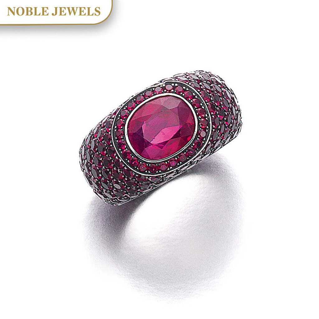 View full screen - View 1 of Lot 307. HEMMERLE | RUBY RING.