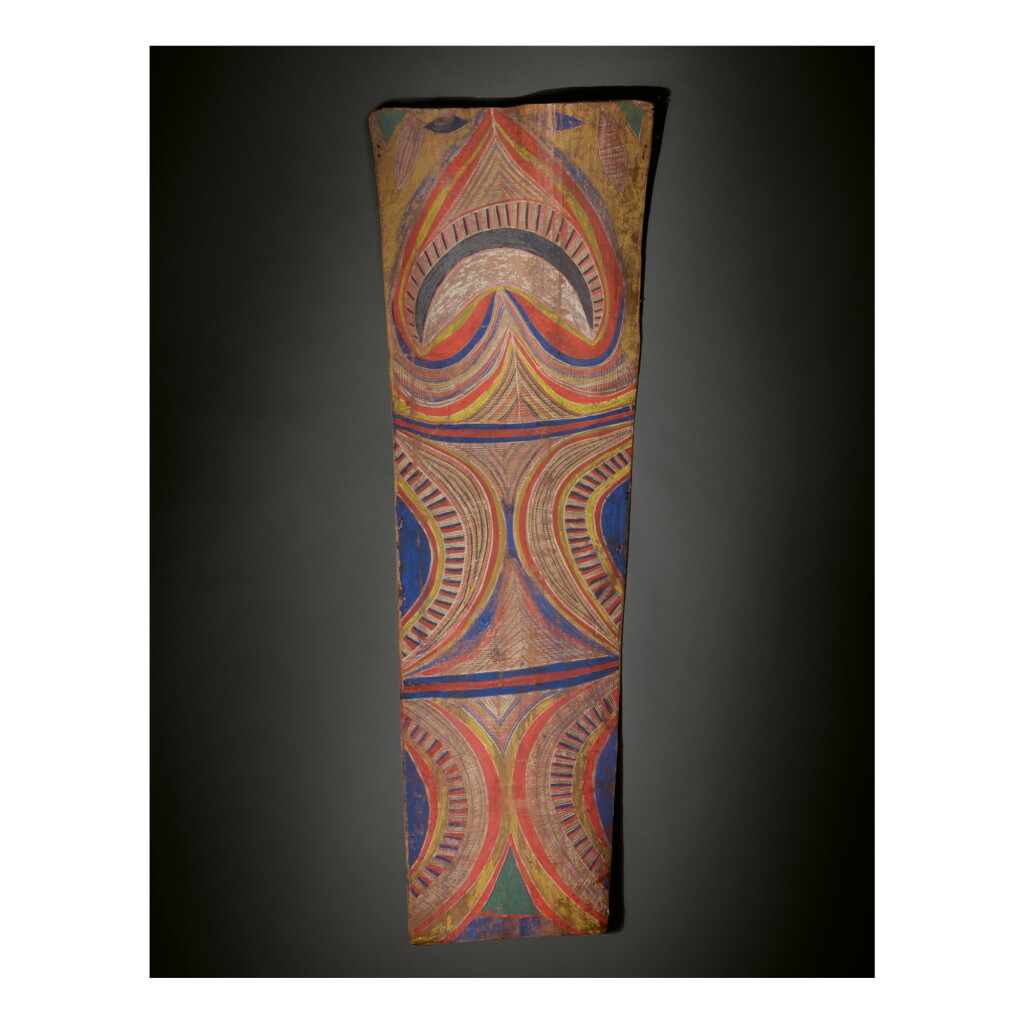 View full screen - View 1 of Lot 81. ABELAM PAINTING FROM A CEREMONIAL HOUSE.