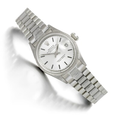 View full screen - View 1 of Lot 144. Rolex | Lady Datejust, Ref. 6527, circa 1970.