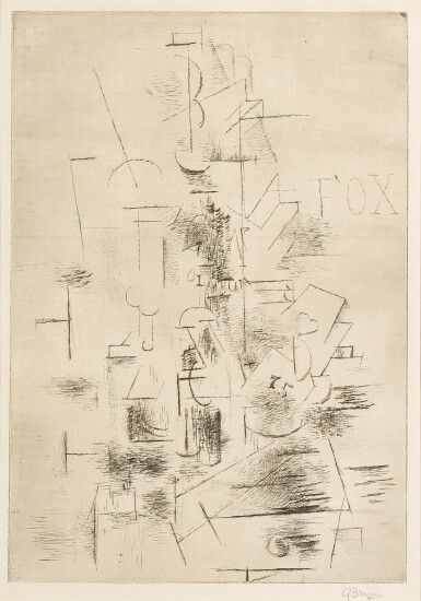 View full screen - View 1 of Lot 60. GEORGES BRAQUE | FOX (VALLIER 6).