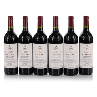 View full screen - View 1 of Lot 877. Vega Sicilia 'Unico' 2007 (6 BT).