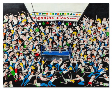View full screen - View 1 of Lot 245. The Boxing Match.