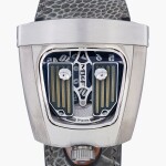 HMX 'Black Badger Edtion', Reference 57.STPL.B | A limited edition titanium three-dimensional bi-directional jumping hour wristwatch with lateral time display | Circa 2018