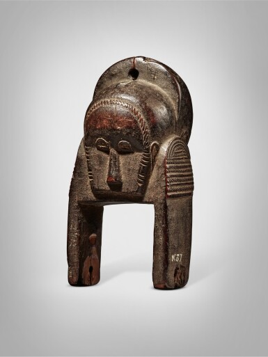 View full screen - View 1 of Lot 57. Baule Heddle Pulley, Côte d’Ivoire.