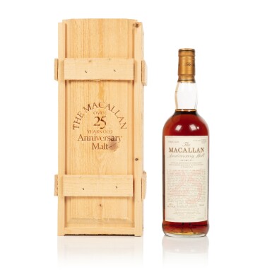 View full screen - View 1 of Lot 104. The Macallan 25 Year Old Anniversary Malt 43.0 abv 1972 (1 BT75).