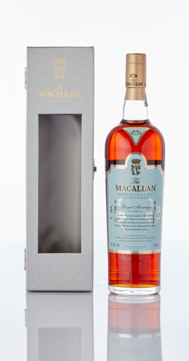 View full screen - View 1 of Lot 6055. The Macallan Royal Marriage 1996 and 1999 46.8 abv NV (1 BT70).