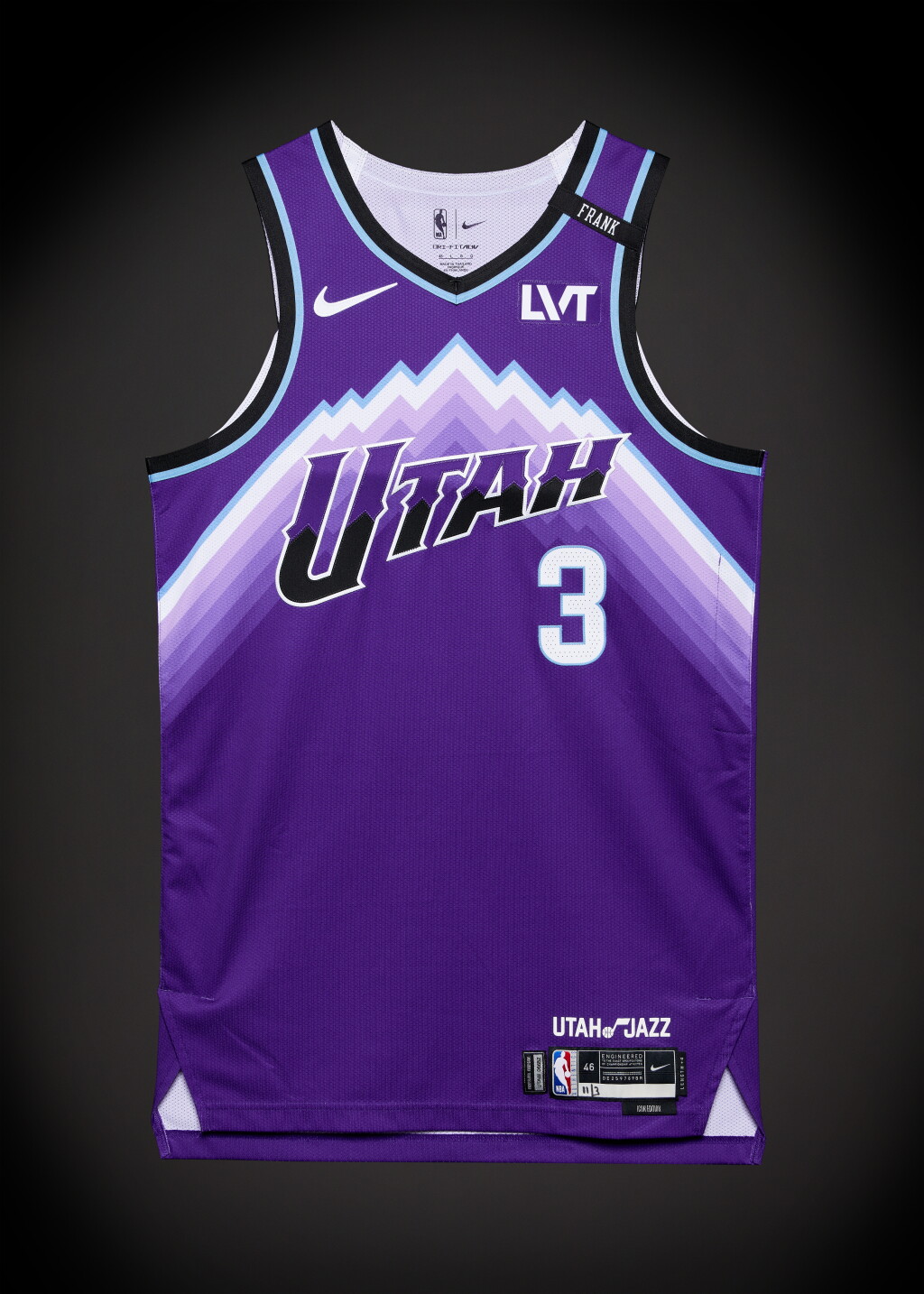 View full screen - View 1 of Lot 67. Keyonte George Utah Jazz 2025-2026 Game Worn Icon Edition Jersey .