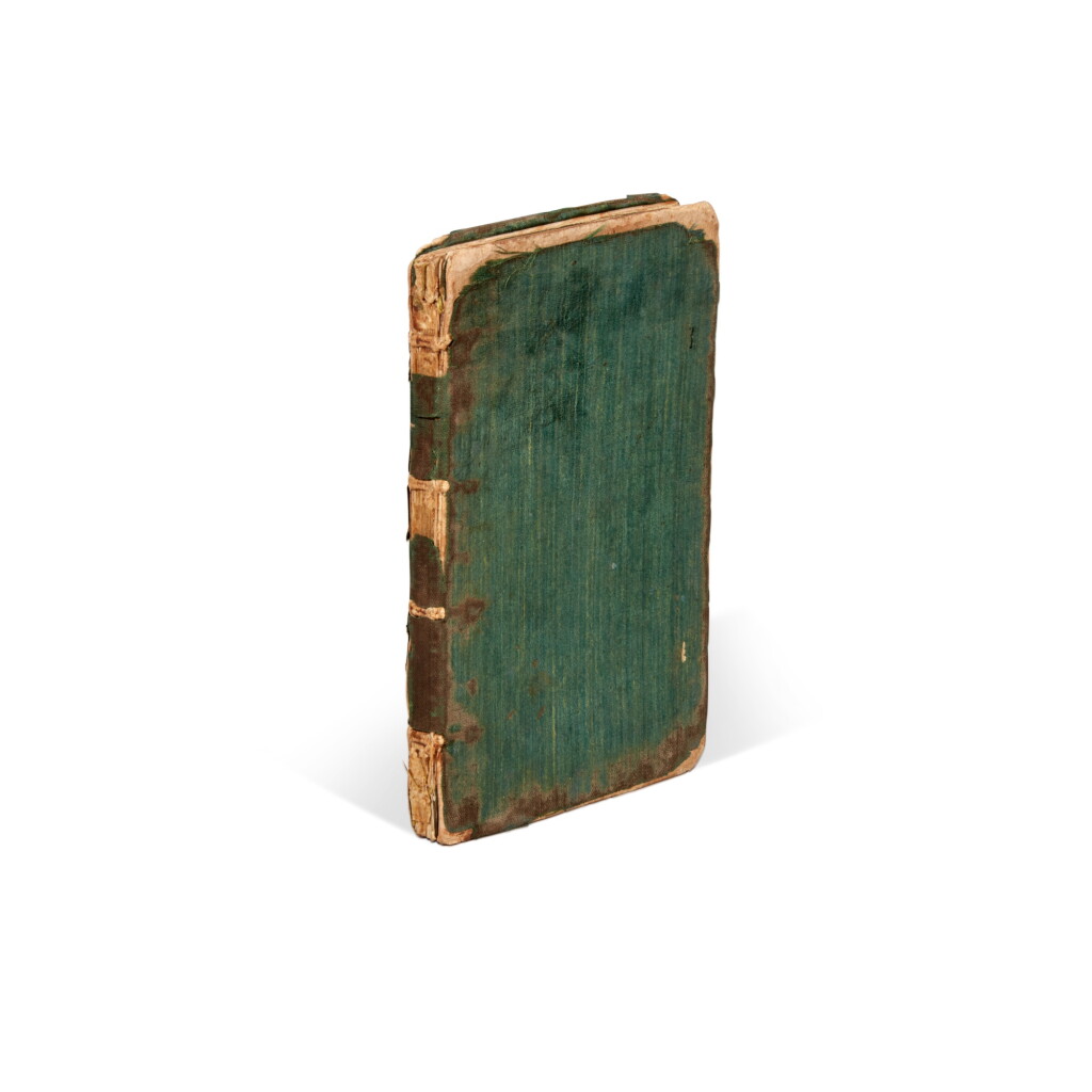 View full screen - View 1 of Lot 1617. Cambery, Le miroir royal, Paris, 1549, contemporary French green velvet binding, inscription from the author to Anne de Montmorency for presentation to Henri II.