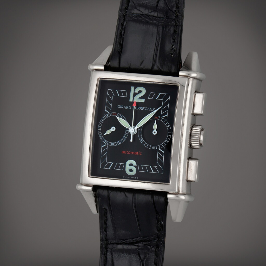 View full screen - View 1 of Lot 394. Vintage 1999, Reference 2599 | A white gold chronograph wristwatch | Circa 1999.