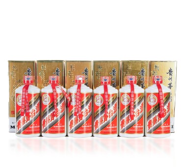 2002年产 “飞天牌”贵州茅台酒 Kweichow Flying Fairy Moutai 2002 (6 x 500ml)