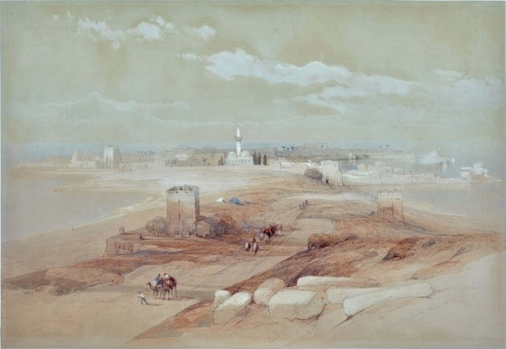View full screen - View 1 of Lot 329. Tsur, Ancient Tyre from the Isthmus.
