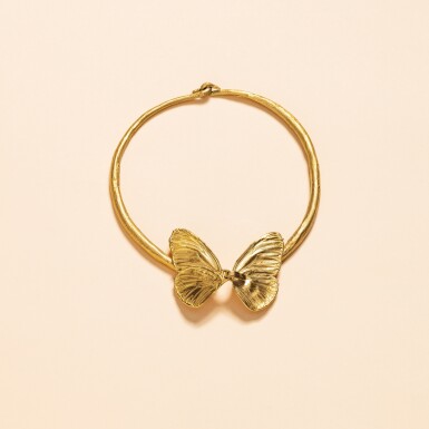 View full screen - View 1 of Lot 156. Collier Papillon, grand modèle.