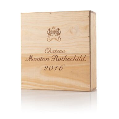 View full screen - View 1 of Lot 325. Château Mouton Rothschild 2016 (6 BT).
