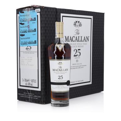 View full screen - View 1 of Lot 27. The Macallan 25 Year Old Sherry Oak 43.0 abv NV (3 Bottles 70cl).