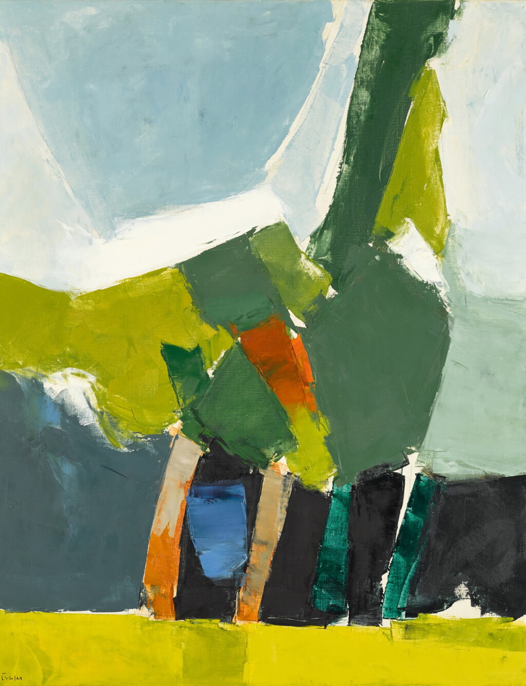 View full screen - View 1 of Lot 694. DONALD HAMILTON FRASER | LANDSCAPE WITH TREES.