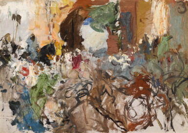 View full screen - View 1 of Lot 21. JOAQUÍN SOROLLA | Estudio para Moro a caballo. La sorpresa de Zahara (study for Moorish Rider).