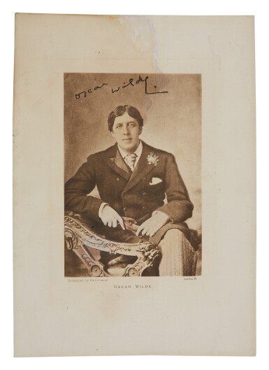 View full screen - View 1 of Lot 181. Wilde, Oscar | A letter to Aimée Daniell Beringer.