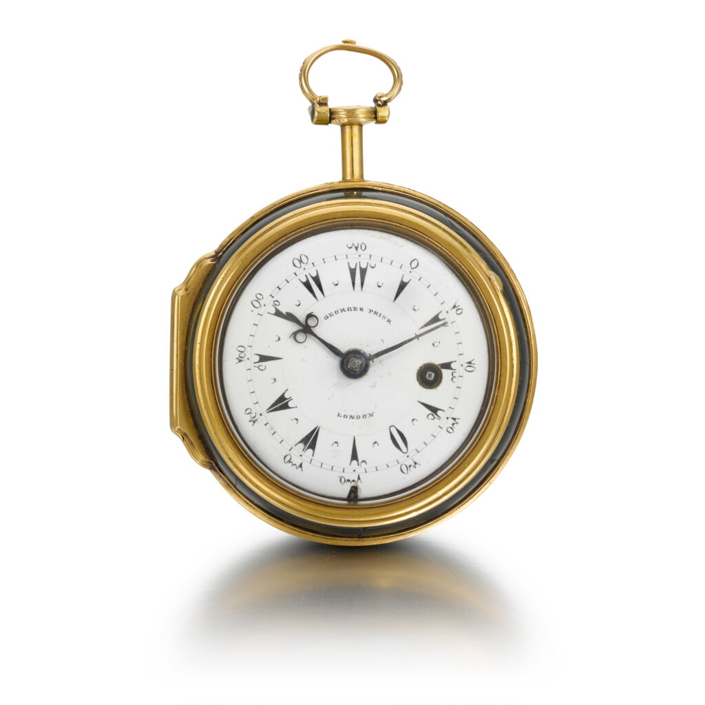 View full screen - View 1 of Lot 273. C. BURTON, LONDON | A GOLD AND BLOODSTONE VERGE WATCH WITH ASSOCIATED DIAL, CIRCA 1790.