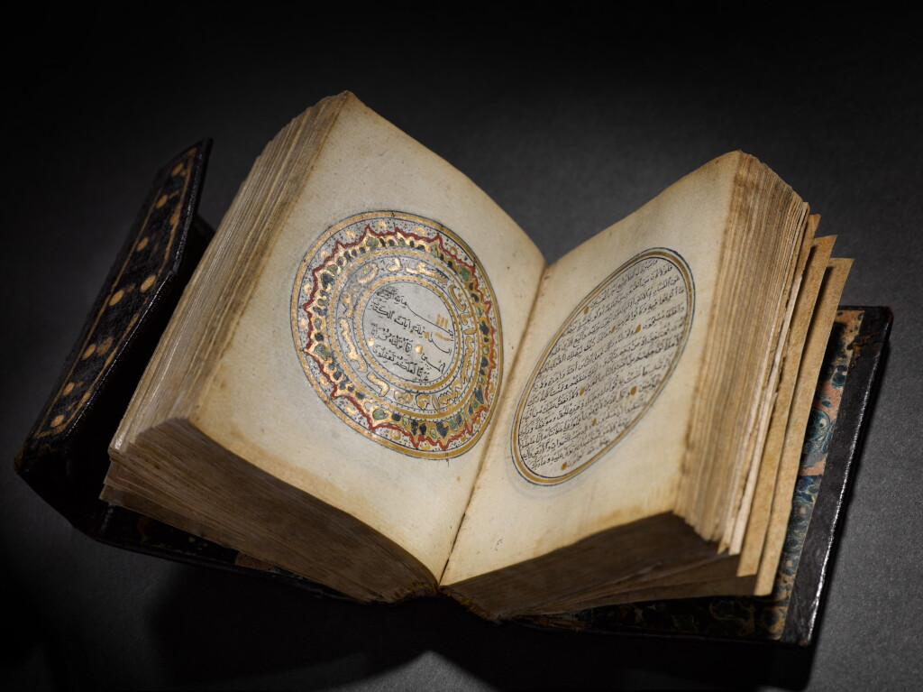 View full screen - View 1 of Lot 143. An illuminated miniature Qur'an, copied by Ibrahim ibn Muhammad, Near East, Provincial Ottoman, dated 965 AH/1557-58 AD.