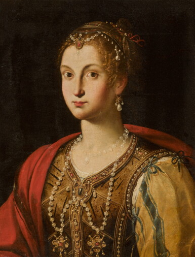 View full screen - View 1 of Lot 119. Portrait of a lady.