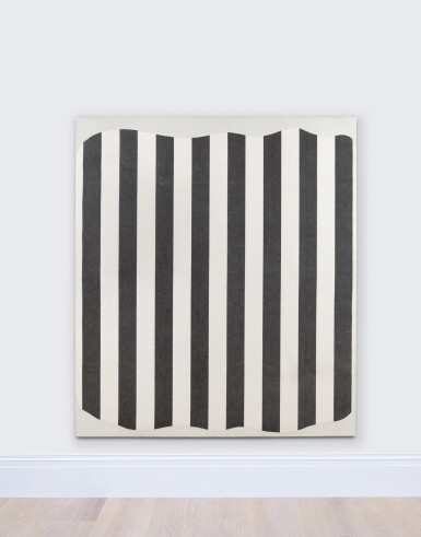 View full screen - View 1 of Lot 22. DANIEL BUREN | PEINTURE AUX FORMES VARIABLES.