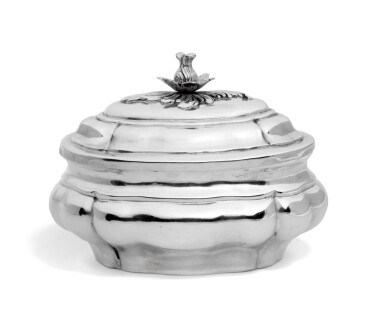 View full screen - View 1 of Lot 33. A Hungarian silver toilet box and cover, József I Pasberger, Pest, 1763.