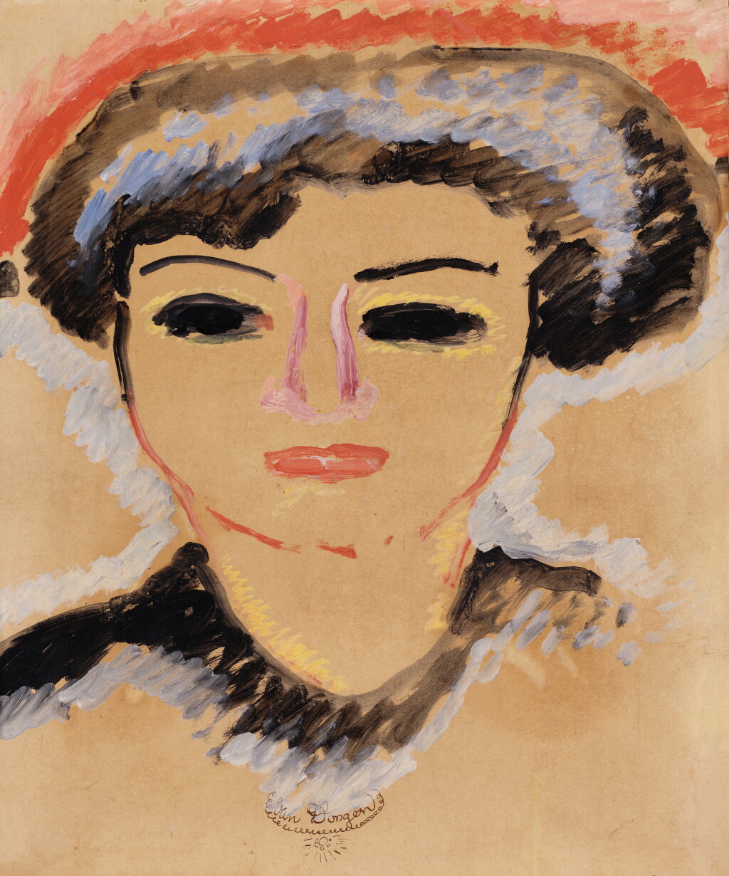 View full screen - View 1 of Lot 417. Tête de femme.