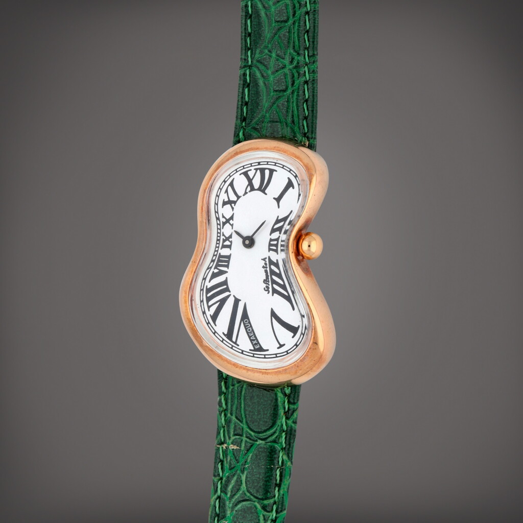 View full screen - View 1 of Lot 358. Softwatch | A gold-plated steel wristwatch | Circa 1995.
