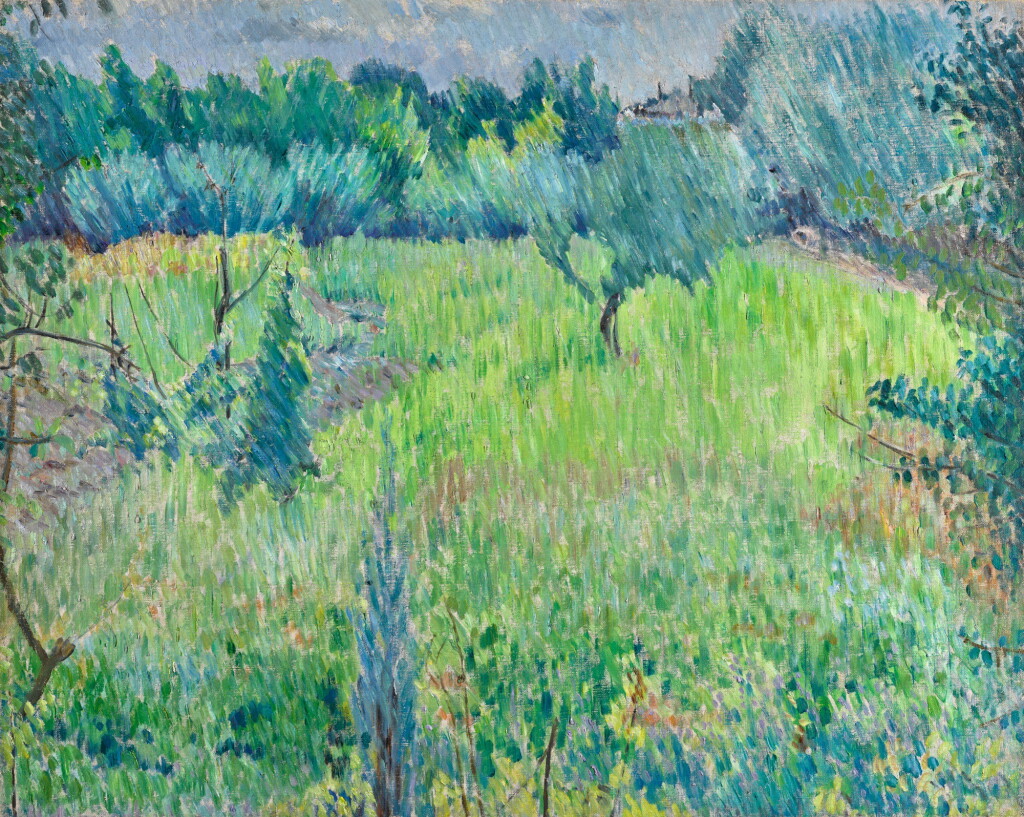 View full screen - View 1 of Lot 44. MIKHAIL FEDOROVICH LARIONOV | LANDSCAPE (THE ORCHARD).