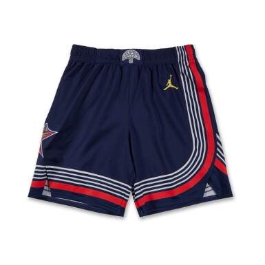 View full screen - View 1 of Lot 131. Tyler Herro Game Issued ‘NBA All-Star Game’ Shorts | NBA All-Star Game Debut | Probable Wear.