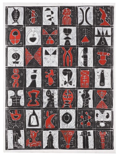 View full screen - View 1 of Lot 13. Ibiebe Alphabet.