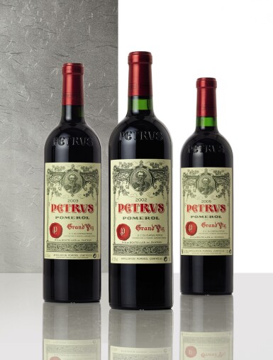 View full screen - View 1 of Lot 3448. Petrus 2002 (3 BT).