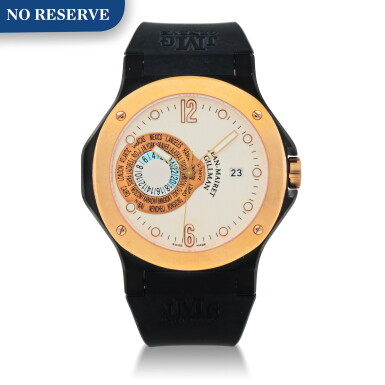 View full screen - View 1 of Lot 442. SPORT GMT PVD-COATED AND PINK GOLD MULTI TIME-ZONE WRISTWATCH CIRCA 2005.