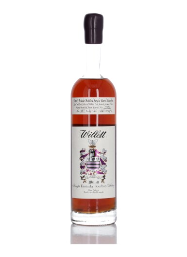View full screen - View 1 of Lot 346. Willett Family Estate Single Barrel Bourbon #3702 21 Year Old 97.4 Proof NV (1 Bottle 75cl).