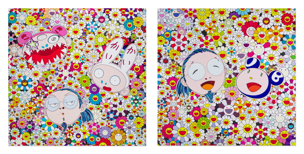 View full screen - View 1 of Lot 16. Kaikai Kiki And Me - The Shocking Truth Revealed; and Me and Mr. DOB (Two Works).