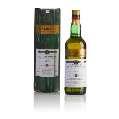 View full screen - View 1 of Lot 409. Linlithgow Douglas Laing Old Malt Cask 26 Year Old 50.0 abv 1975 (1 BT70).